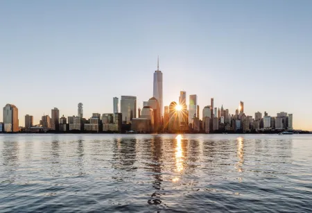 STOCK Sunrise in New York City, USA.jpg