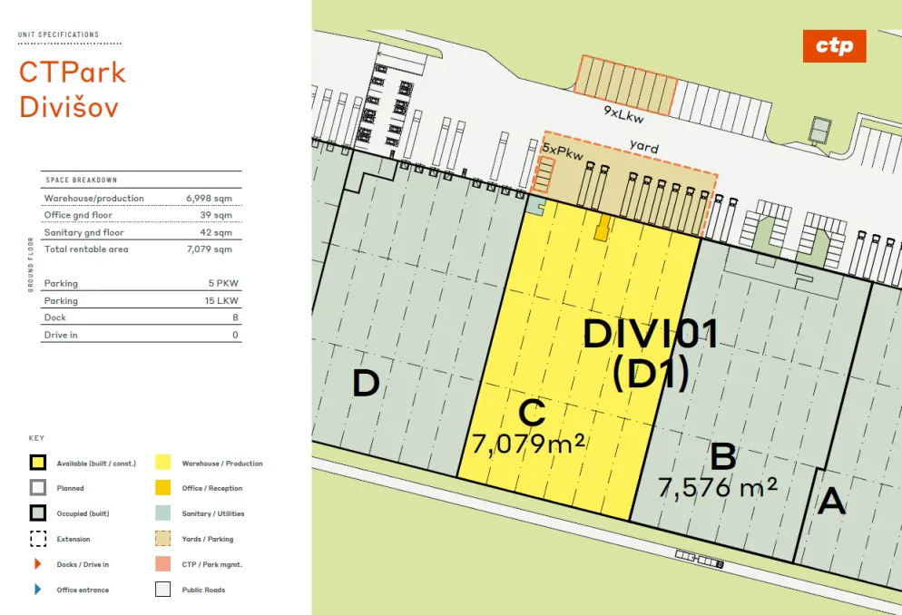 Skladový prostor - DIVIŠOV - sklad s regály  7 079 m2 IHNED - Měchnov (4)