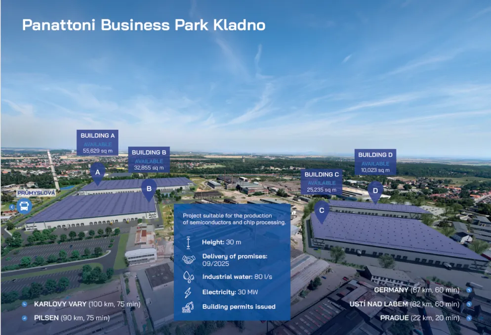 Skladový prostor - BUSINESS PARK KLADNO I - nová výstavba - Dubí (2)