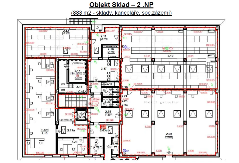 Skladový prostor - PRAHA 6 - sklad/showroom/kanceláře obsazeno - Ruzyně (16)