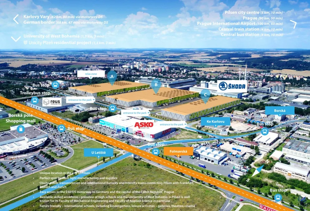 Skladový prostor - PLZEŇ DIGITAL PARK - jednotky od 8 000 m2 - Skvrňany (2)
