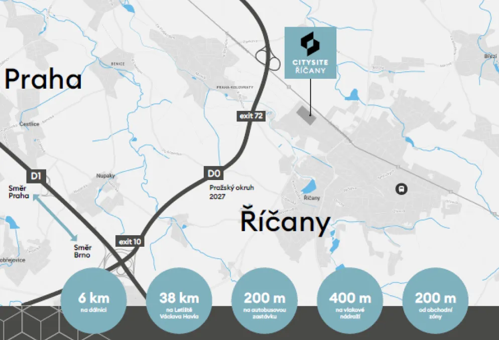 Skladový prostor - CITYSITE ŘÍČANY - SKLAD / RETAIL / SHOWROOM od 500 m2 - Říčany (5)