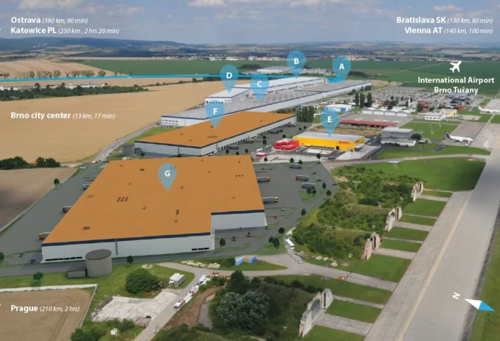 Skladový prostor - ACCOLADE PARK BRNO AIRPORT - plně obsazeno - Tuřany (4)