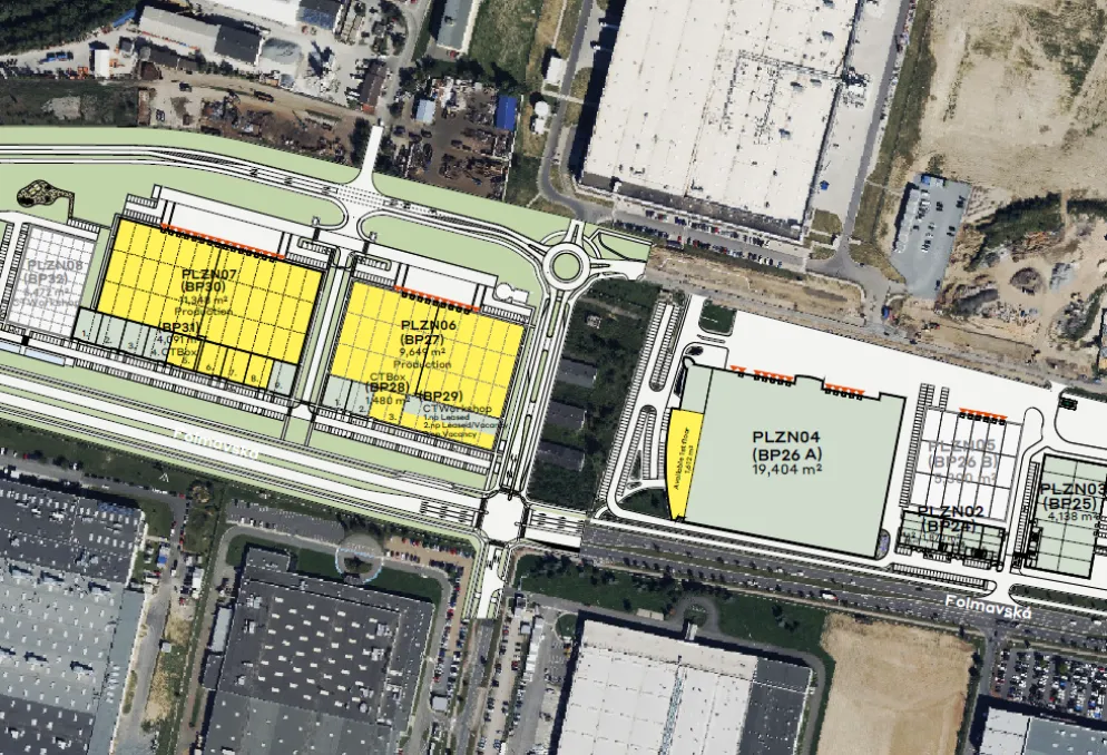 Skladový prostor - PLZEŇ - pronájem skladových prostorů od 350 m2 - Skvrňany (6)