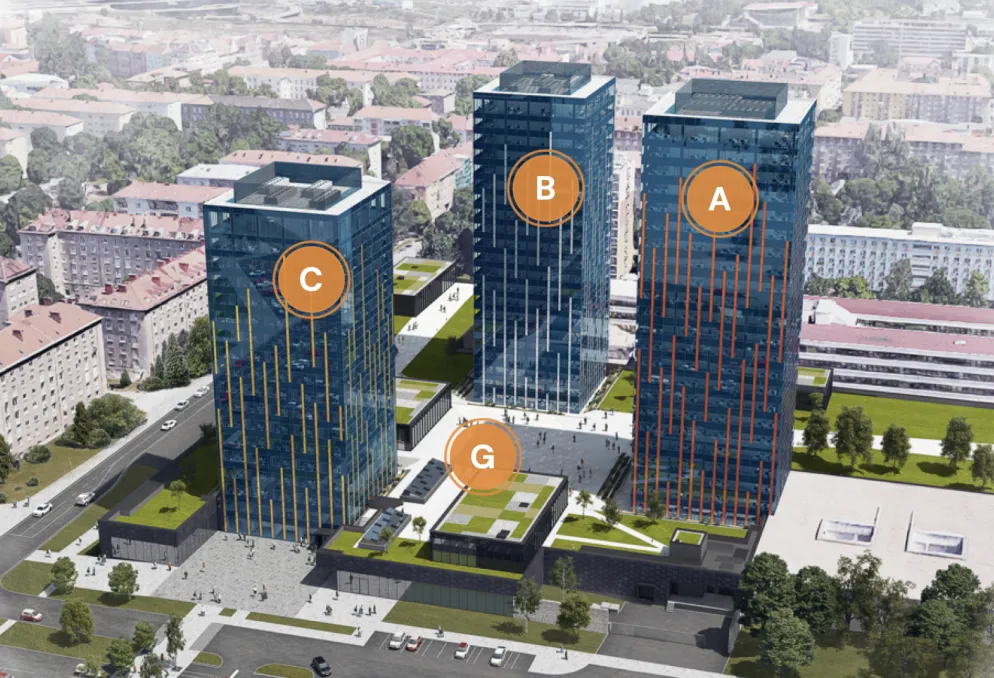 Kancelář - Šumavská Tower - Building B - Brno-střed (2)