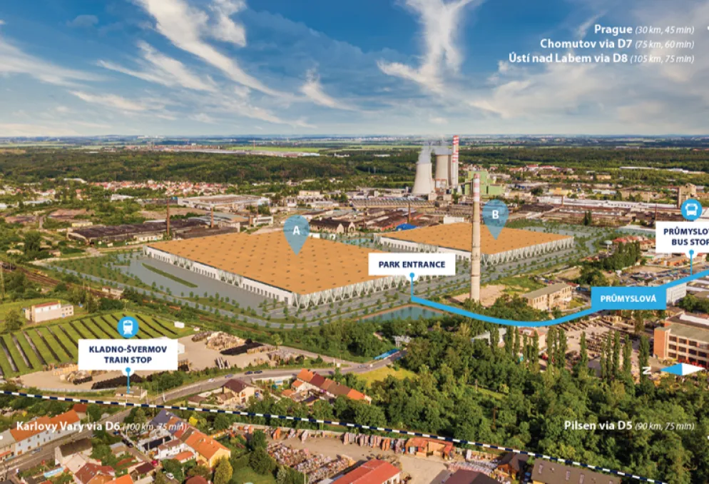 Skladový prostor - BUSINESS PARK KLADNO I - nová výstavba - Dubí (3)