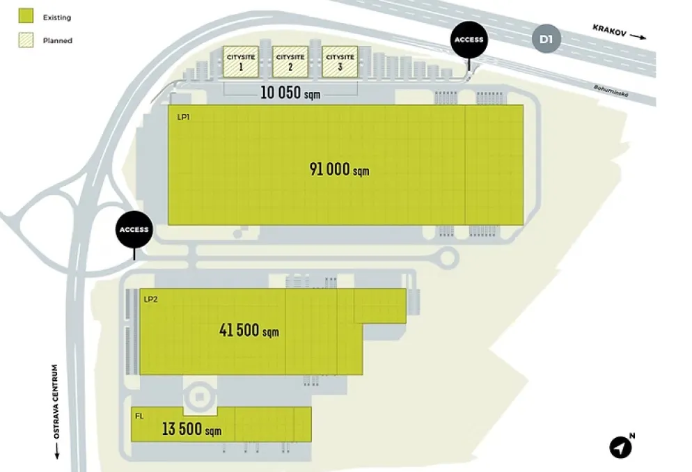 Skladový prostor - OSTRAVA D1 -  průmyslový park jednotky od 1 500 m2 - Hrušov (8)