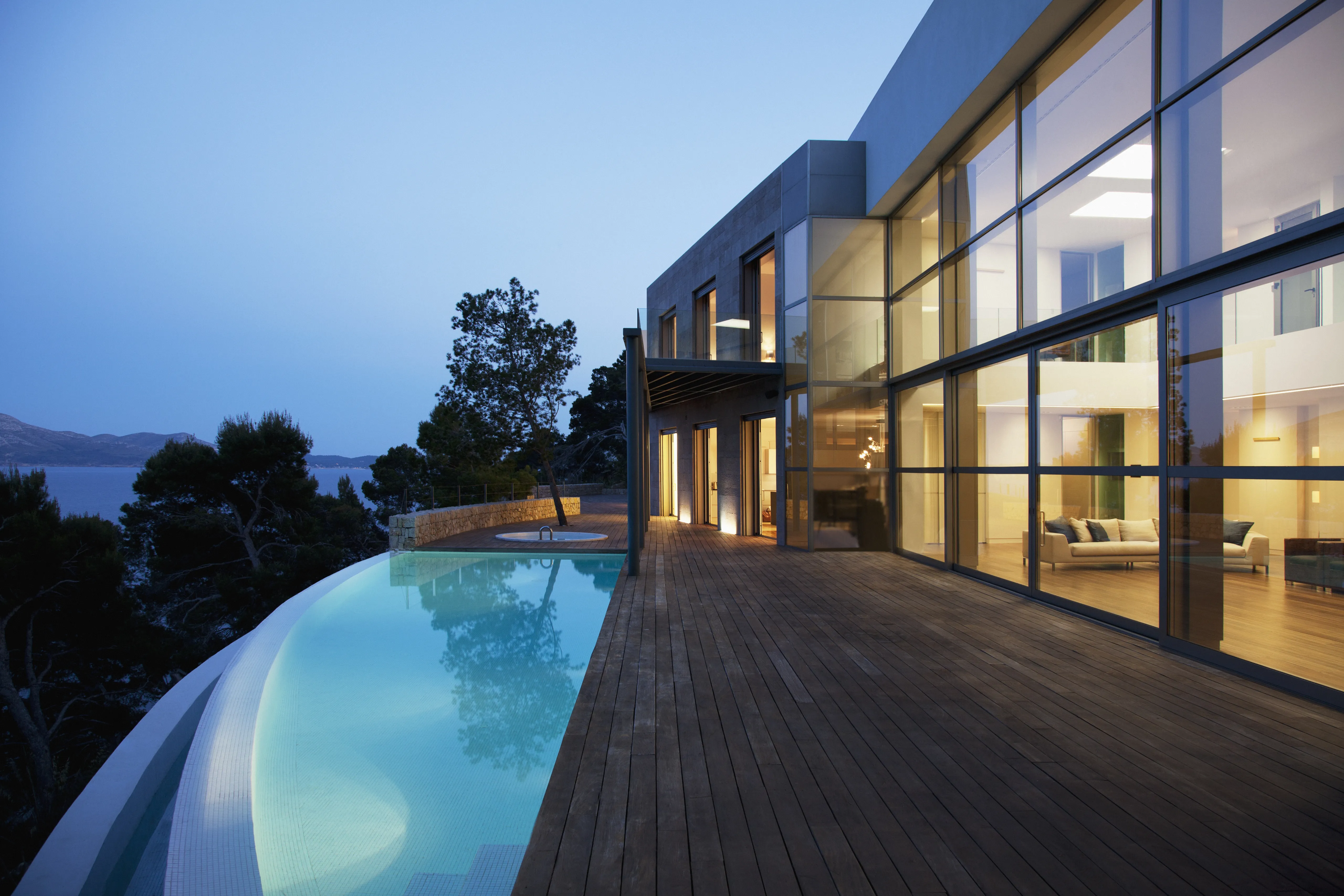 stock Pool outside modern house at twilight (1).jpg
